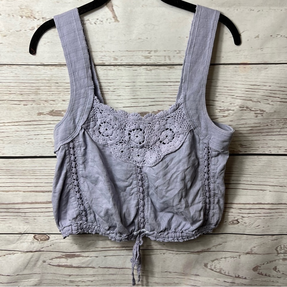 Free People Sweet Something Lace Tank frosted lilac purple - Picture 4 of 9